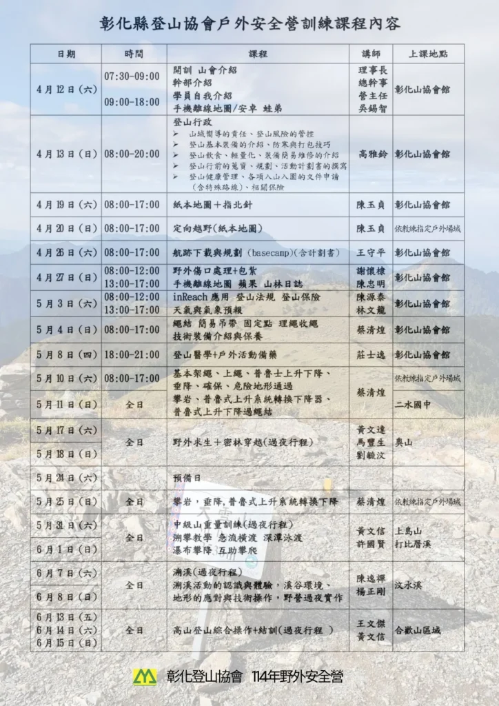 114年野外安全營 2